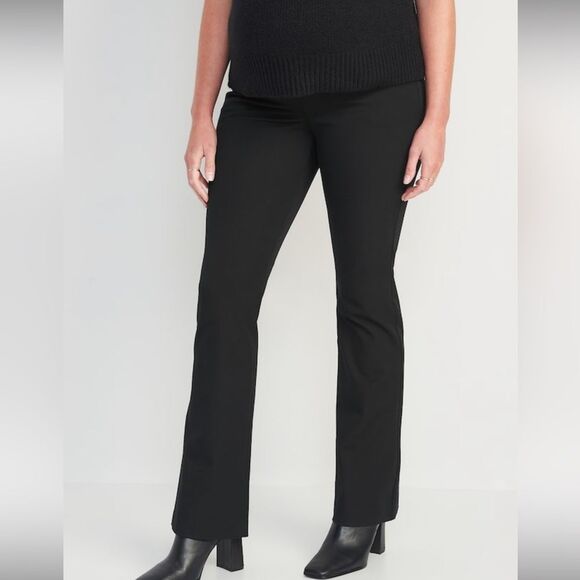 NWT- Old Navy Maternity 12. Full Panel Maternity Pixie Flare - Picture 1 of 10